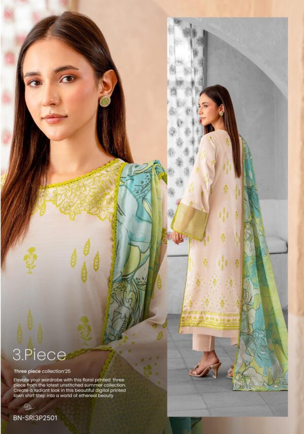 SERAI UNSTITCHED 3-PIECE COLLECTION